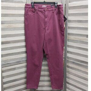 Womens plus size high-rise ankle skinny jeans | Ava & Viv | 14W